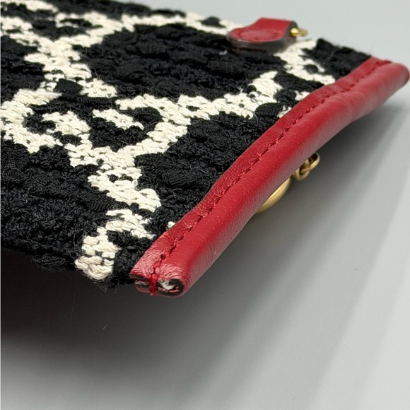 Gucci Raja Tweed Pochette with Gold Chain - Picture 8 of 12